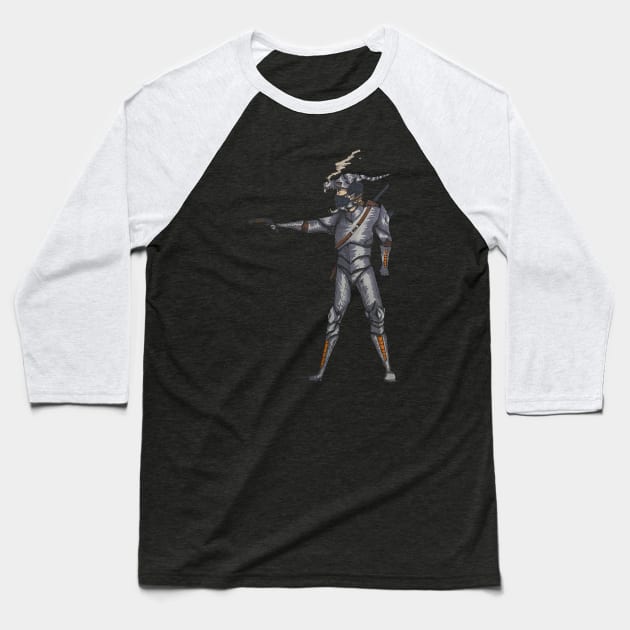 Dragon knight Baseball T-Shirt by Fallcrown